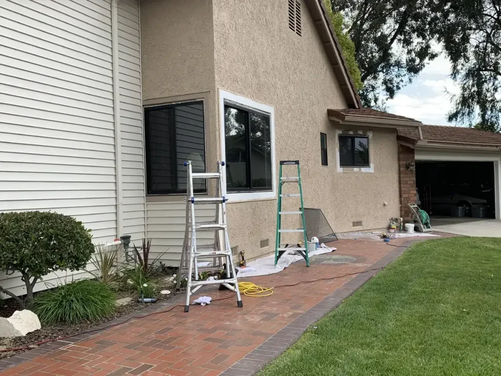 Anaheim Hills exterior before the finish work
